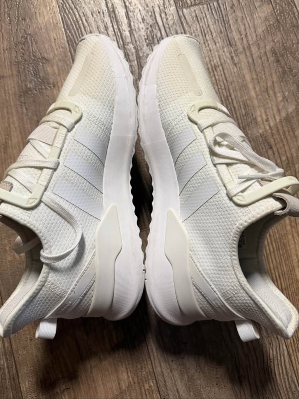 Men's White Athletic Adidas Sneakers 9